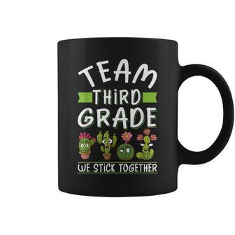 Team Third Grade Cactus Plant Teacher Student Back To School Coffee Mug - Monsterry DE