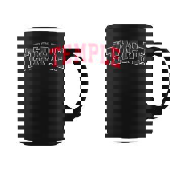 Temple Texas Tx Vintage Sports Design Red Design Coffee Mug - Thegiftio