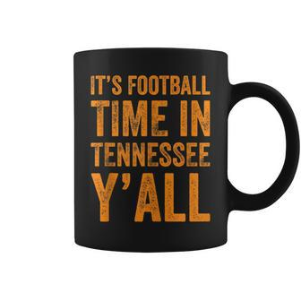 Tennessee Football It's Football Time In Tennessee Yall Vol Coffee Mug - Seseable