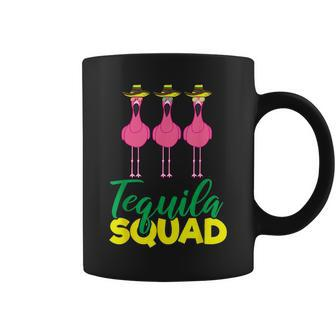 Tequila Squad Flamingo Matching Cinco De Mayo Team Gift Coffee Mug | Mazezy