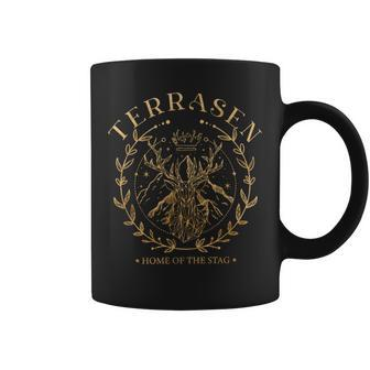 Terrasen Home Of The Stag Throne Of Glass Book Lover Coffee Mug | Mazezy