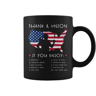 Thank A Union Union Strong Labor Day Coffee Mug | Mazezy UK