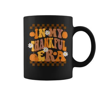 In My Thankful Era Thanksgiving Fall Retro For Kid Coffee Mug - Seseable