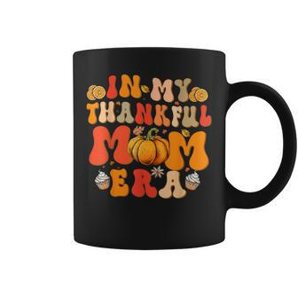 In My Thankful Mama Era Groovy Mom Fall Autumn Thanksgiving Coffee Mug - Thegiftio UK