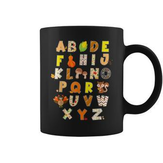 Thanksgiving Alphabet Turkey Fall Preschool Teacher Coffee Mug - Thegiftio UK