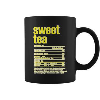 Thanksgiving Christmas Sweet Tea Nutritional Facts Coffee Mug - Seseable