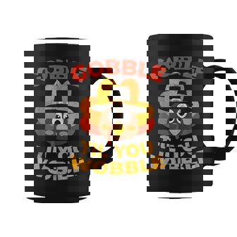 Thanksgiving Funny Gobble Til You Wobble Thanksgiving Funny Gifts Coffee Mug | Mazezy