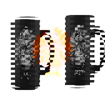 Thanksgiving Leopard Turkey Thanksgiving Autumn Fall Season Coffee Mug | Mazezy