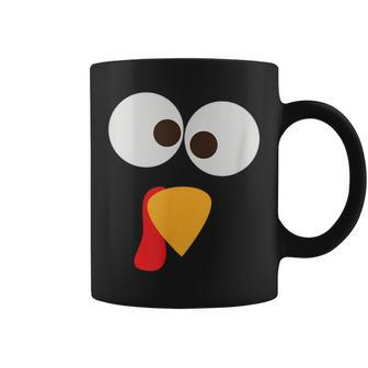 Thanksgiving Matching Family Pajama Turkey Face Coffee Mug | Mazezy