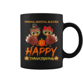 Thanksgiving Thanksgiving Thankful Grateful Blessed Happy Coffee Mug