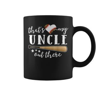 Thats My Uncle Out There Baseball Family Matching Coffee Mug | Mazezy