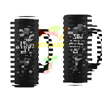 The Actuary Elf Funny Job Xmas Gifts Coffee Mug | Mazezy