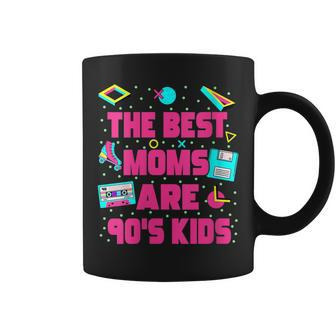 The Best Moms Are 90S Kids 90S Aesthetic Mothers Day Mom Gifts For Mom Funny Gifts Coffee Mug | Mazezy