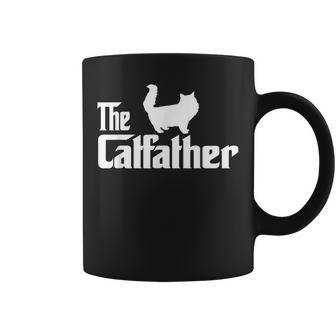 The Catfather Persian Cat Lover Funny Father Cat Dad Coffee Mug | Mazezy
