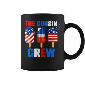 The Cousin Crew 4Th Of July Us Flag Popsicle Coffee Mug - Seseable