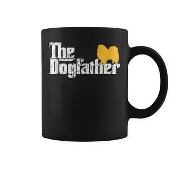 The Dogfather American Eskimo Lovers Funny Dog Coffee Mug | Mazezy