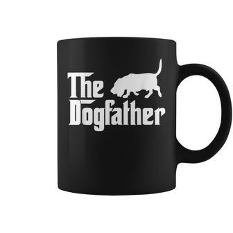 The Dogfather Basset Hound Dog Father Dad Gift Coffee Mug | Mazezy