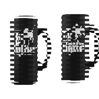 The Dogfather Pitbull Funny Father Dog Lover Coffee Mug | Mazezy