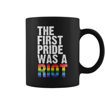 The First Pride Was A Riot Pride Parade Nyc 50Th Anniversary Coffee Mug | Mazezy