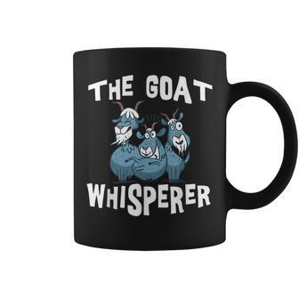 The Goat Whisperer Funny Goat Lover Farmer Gift Gifts For Goat Lovers Funny Gifts Coffee Mug | Mazezy