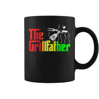 The Grill-Father Junenth Funny Bbq Chef African American Coffee Mug | Mazezy