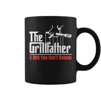 The Grillfather A Bbq You Cant Refuse - Funny Dad Bbq Coffee Mug | Mazezy