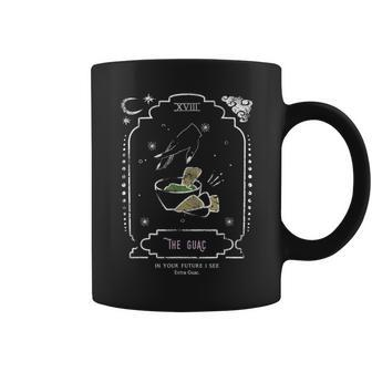 The Guac Guacamole Funny Tarot Reading Card Crescent Moon Reading Funny Designs Funny Gifts Coffee Mug | Mazezy