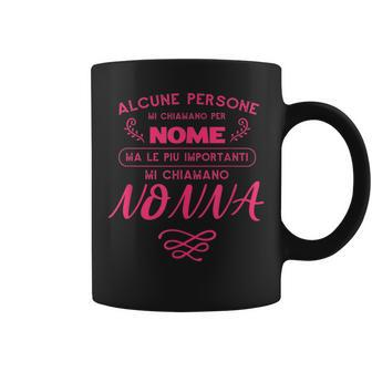 The Most Important People Call Me Grandma Italian Words Coffee Mug | Mazezy