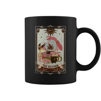 The Reader Tarot Card Witch Vibes Reading Bookworm Bookish Coffee Mug - Seseable