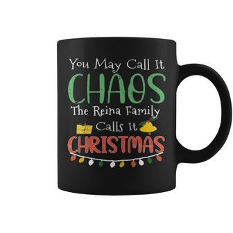 The Reina Family Name Gift Christmas The Reina Family Coffee Mug - Seseable