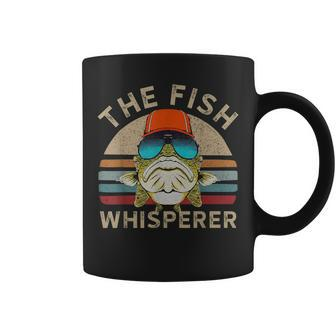 The Whisperer Of Fish Retro Vintage Fishing Angler Fisherman Coffee Mug - Seseable