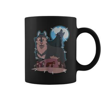 The Wolf On The Moon Owl House For Men Women Friends Coffee Mug - Thegiftio UK