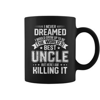 The Worlds Best Uncle - Funny Uncle Coffee Mug | Mazezy UK