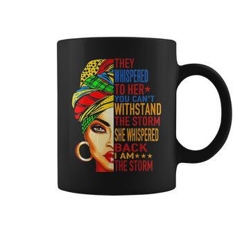They Whispered To Her Melanin Queen Lover Gift Coffee Mug | Mazezy