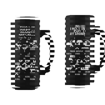 Things I Do In My Spare Time Funny Pickleball Coffee Mug | Mazezy