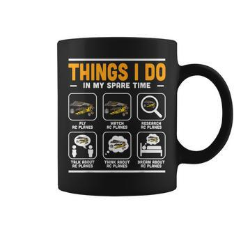Things I Do In My Spare Time Rc Plane Enthusiast Coffee Mug - Thegiftio UK