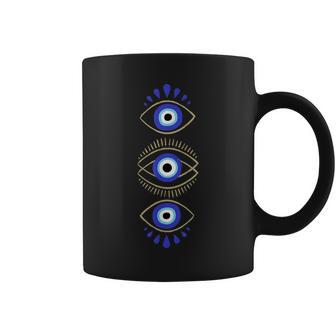 Third Eye All Seeing Spiritual Mystical Evil Eye Protection Coffee Mug - Monsterry CA
