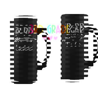 Third Grade Teacher Retro Groovy Vintage Back To School Coffee Mug | Seseable CA