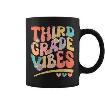 Third Grade Vibes Back To School 3Rd Grade Teacher Girl Boy Gifts For Teacher Funny Gifts Coffee Mug | Mazezy