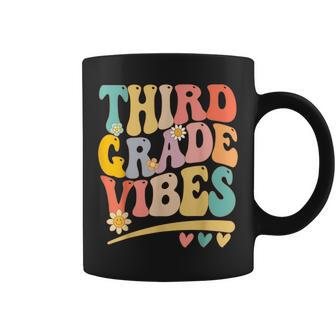 Third Grade Vibes For Girls Boys 3Rd Grade Teacher Gifts For Teacher Funny Gifts Coffee Mug | Mazezy