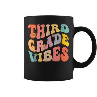 Third Grade Vibes For Girls Boys 3Rd Grade Teacher Kid Gifts For Teacher Funny Gifts Coffee Mug | Mazezy