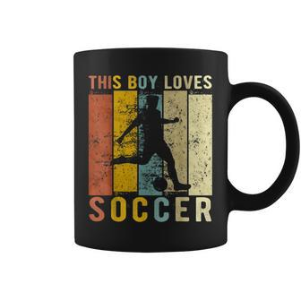 This Boy Loves Soccer Boys Soccer Coffee Mug - Thegiftio UK
