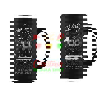 This Is My Christmas Pajama Xmas Alcohol Pj For Women Coffee Mug | Mazezy