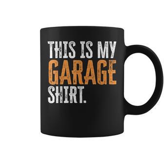 This Is My Garage For Dad Fathers Day Daddy Son Matching Coffee Mug | Mazezy