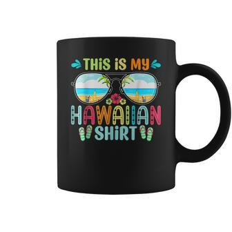 This Is My Hawaiian Outfit Tropical Luau Costume Party Coffee Mug | Mazezy CA