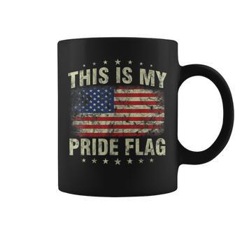 This Is My Pride Flag Usa American 4Th Of July Patriotic Patriotic Funny Gifts Coffee Mug | Mazezy