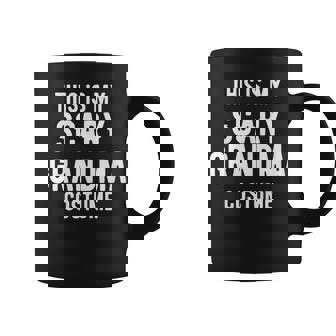 This Is My Scary Grandma Costume Funny Grandma Halloween Coffee Mug | Mazezy