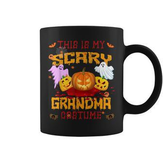 This Is My Scary Grandma Costume Pumpkin Funny Halloween Coffee Mug | Mazezy
