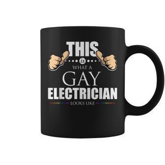 This Is What A Gay Electrician Looks Like Lgbt Pride Coffee Mug | Mazezy