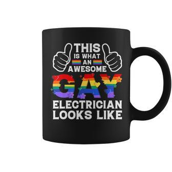 This Is What A Gay Electrician Looks Like Lgbtq Pride Month Coffee Mug | Mazezy
